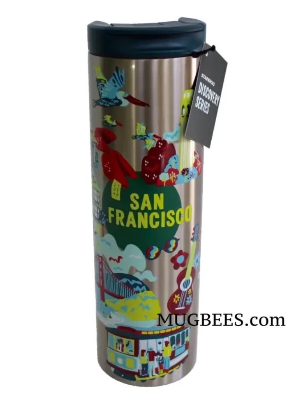 Starbucks Discovery Series San Francisco Stainless Steel Tumbler 16oz NEW